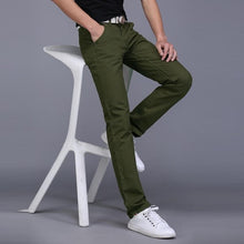 Load image into Gallery viewer, 2019 New Spring Summer Casual Wear Pants Men Cotton Slim Fit Chinos Fashion Trousers Male Brand Clothing Plus Size 9 Colour