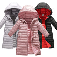 Load image into Gallery viewer, Boys winter coats &amp; Jacket kids Zipper Sport jackets Fashion Patchwork thick Winter jacket  Boy Girls Winter Coat kids clothes