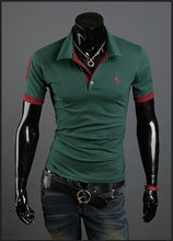 Load image into Gallery viewer, 2019 New Casual Man T Shirt Mens Casual Deer Embroidery Cotton Men Short Sleeve Good Quantity T-shirt Men Asian Size 5XL