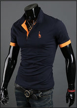 Load image into Gallery viewer, 2019 New Casual Man T Shirt Mens Casual Deer Embroidery Cotton Men Short Sleeve Good Quantity T-shirt Men Asian Size 5XL