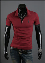 Load image into Gallery viewer, 2019 New Casual Man T Shirt Mens Casual Deer Embroidery Cotton Men Short Sleeve Good Quantity T-shirt Men Asian Size 5XL