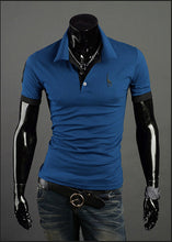 Load image into Gallery viewer, 2019 New Casual Man T Shirt Mens Casual Deer Embroidery Cotton Men Short Sleeve Good Quantity T-shirt Men Asian Size 5XL