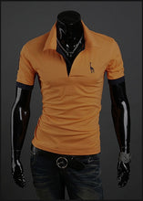 Load image into Gallery viewer, 2019 New Casual Man T Shirt Mens Casual Deer Embroidery Cotton Men Short Sleeve Good Quantity T-shirt Men Asian Size 5XL