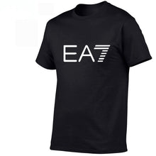Load image into Gallery viewer, Men Casual EA7 Tee Shirts Hip Hop Fashion Designer T Shirt Unisex Cotton Short Sleeve Tee Shirts Loose Large Leisure T-shirt