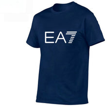 Load image into Gallery viewer, Men Casual EA7 Tee Shirts Hip Hop Fashion Designer T Shirt Unisex Cotton Short Sleeve Tee Shirts Loose Large Leisure T-shirt