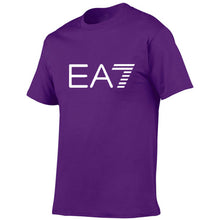 Load image into Gallery viewer, Men Casual EA7 Tee Shirts Hip Hop Fashion Designer T Shirt Unisex Cotton Short Sleeve Tee Shirts Loose Large Leisure T-shirt