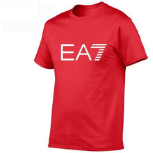 Load image into Gallery viewer, Men Casual EA7 Tee Shirts Hip Hop Fashion Designer T Shirt Unisex Cotton Short Sleeve Tee Shirts Loose Large Leisure T-shirt