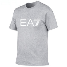 Load image into Gallery viewer, Men Casual EA7 Tee Shirts Hip Hop Fashion Designer T Shirt Unisex Cotton Short Sleeve Tee Shirts Loose Large Leisure T-shirt