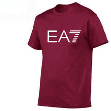 Load image into Gallery viewer, Men Casual EA7 Tee Shirts Hip Hop Fashion Designer T Shirt Unisex Cotton Short Sleeve Tee Shirts Loose Large Leisure T-shirt