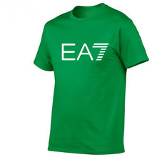 Load image into Gallery viewer, Men Casual EA7 Tee Shirts Hip Hop Fashion Designer T Shirt Unisex Cotton Short Sleeve Tee Shirts Loose Large Leisure T-shirt