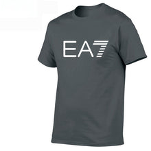 Load image into Gallery viewer, Men Casual EA7 Tee Shirts Hip Hop Fashion Designer T Shirt Unisex Cotton Short Sleeve Tee Shirts Loose Large Leisure T-shirt