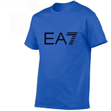 Load image into Gallery viewer, Men Casual EA7 Tee Shirts Hip Hop Fashion Designer T Shirt Unisex Cotton Short Sleeve Tee Shirts Loose Large Leisure T-shirt