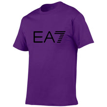 Load image into Gallery viewer, Men Casual EA7 Tee Shirts Hip Hop Fashion Designer T Shirt Unisex Cotton Short Sleeve Tee Shirts Loose Large Leisure T-shirt
