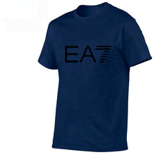 Load image into Gallery viewer, Men Casual EA7 Tee Shirts Hip Hop Fashion Designer T Shirt Unisex Cotton Short Sleeve Tee Shirts Loose Large Leisure T-shirt