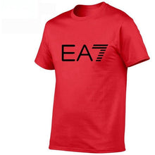 Load image into Gallery viewer, Men Casual EA7 Tee Shirts Hip Hop Fashion Designer T Shirt Unisex Cotton Short Sleeve Tee Shirts Loose Large Leisure T-shirt