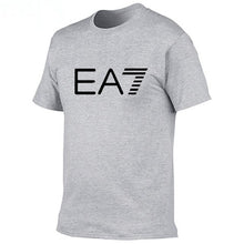 Load image into Gallery viewer, Men Casual EA7 Tee Shirts Hip Hop Fashion Designer T Shirt Unisex Cotton Short Sleeve Tee Shirts Loose Large Leisure T-shirt