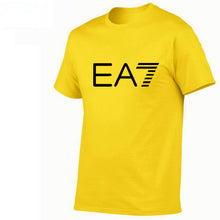 Load image into Gallery viewer, Men Casual EA7 Tee Shirts Hip Hop Fashion Designer T Shirt Unisex Cotton Short Sleeve Tee Shirts Loose Large Leisure T-shirt