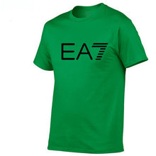 Load image into Gallery viewer, Men Casual EA7 Tee Shirts Hip Hop Fashion Designer T Shirt Unisex Cotton Short Sleeve Tee Shirts Loose Large Leisure T-shirt