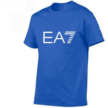 Load image into Gallery viewer, Men Casual EA7 Tee Shirts Hip Hop Fashion Designer T Shirt Unisex Cotton Short Sleeve Tee Shirts Loose Large Leisure T-shirt