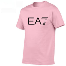 Load image into Gallery viewer, Men Casual EA7 Tee Shirts Hip Hop Fashion Designer T Shirt Unisex Cotton Short Sleeve Tee Shirts Loose Large Leisure T-shirt