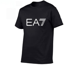 Load image into Gallery viewer, Men Casual EA7 Tee Shirts Hip Hop Fashion Designer T Shirt Unisex Cotton Short Sleeve Tee Shirts Loose Large Leisure T-shirt