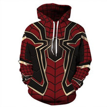 Load image into Gallery viewer, Avengers 4 Boys Jacket Spiderman Cosplay Thin Polyester Quantum warfare Kids Hoodies Drawstring Loose Boys Sweater Kid Clothes