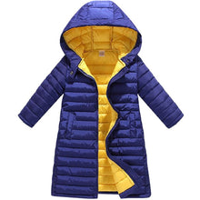 Load image into Gallery viewer, Boys winter coats &amp; Jacket kids Zipper Sport jackets Fashion Patchwork thick Winter jacket  Boy Girls Winter Coat kids clothes