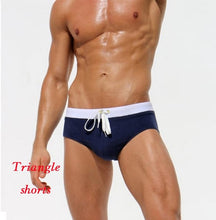 Load image into Gallery viewer, ALSOTO Summer Swimwear Men Breathable Men's Swimsuits Trunks Boxer Briefs Sunga SwimSuits Maillot De Bain Beach Shorts 2019 New