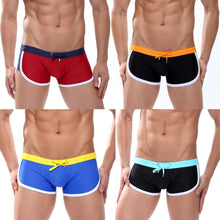 Load image into Gallery viewer, Fast Dry Nylon Mens Swim Trunks Manview Swim Shorts with Europe Size Sexy Smmer Beach Shorts With Summer Mens Suits(M20-1)