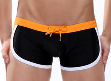 Load image into Gallery viewer, Fast Dry Nylon Mens Swim Trunks Manview Swim Shorts with Europe Size Sexy Smmer Beach Shorts With Summer Mens Suits(M20-1)