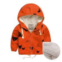 Load image into Gallery viewer, Benemaker Winter Fleece Jackets For Boy Trench Children's Clothing 2-10Y Hooded Warm Outerwear Windbreaker Baby Kids Coats JH019