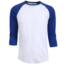 Load image into Gallery viewer, Casual Men 3/4 Sleeve Plain T-Shirt 2017 Summer Spring Men Tee Tops Raglan Sleeve Pullovers