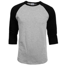 Load image into Gallery viewer, Casual Men 3/4 Sleeve Plain T-Shirt 2017 Summer Spring Men Tee Tops Raglan Sleeve Pullovers