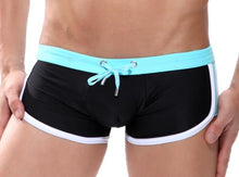 Load image into Gallery viewer, Fast Dry Nylon Mens Swim Trunks Manview Swim Shorts with Europe Size Sexy Smmer Beach Shorts With Summer Mens Suits(M20-1)