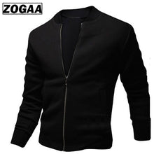 Load image into Gallery viewer, ZOGAA Spring Autumn Plus Size Mens Coats and Jackets Men's Zipper Jacket Casual Streetwear Hip Hop Slim Fit Coat Men Clothing