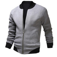 Load image into Gallery viewer, ZOGAA Spring Autumn Plus Size Mens Coats and Jackets Men's Zipper Jacket Casual Streetwear Hip Hop Slim Fit Coat Men Clothing
